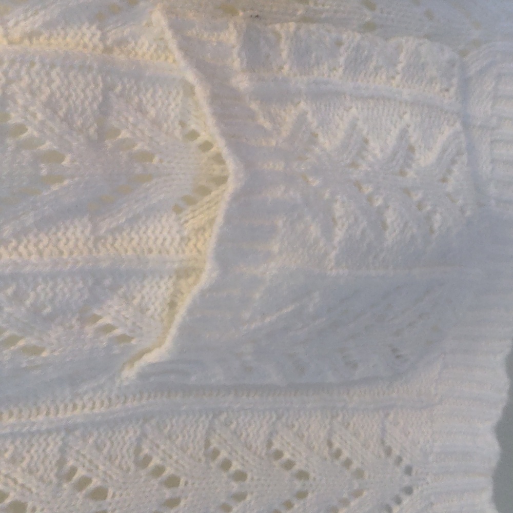 NWT Women's Carolyn Taylor Button Up Cardigan in White Size L - Picture 6 of 8